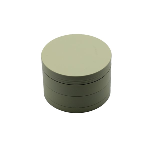 63MM GRINDER 4 PARTS ZINC ALLOY YELLOW - SMDistro
